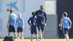 Pelatih Barcelona Luis Enrique di Sports Center FC Barcelona . (AFP Photo/ Josep Lago)