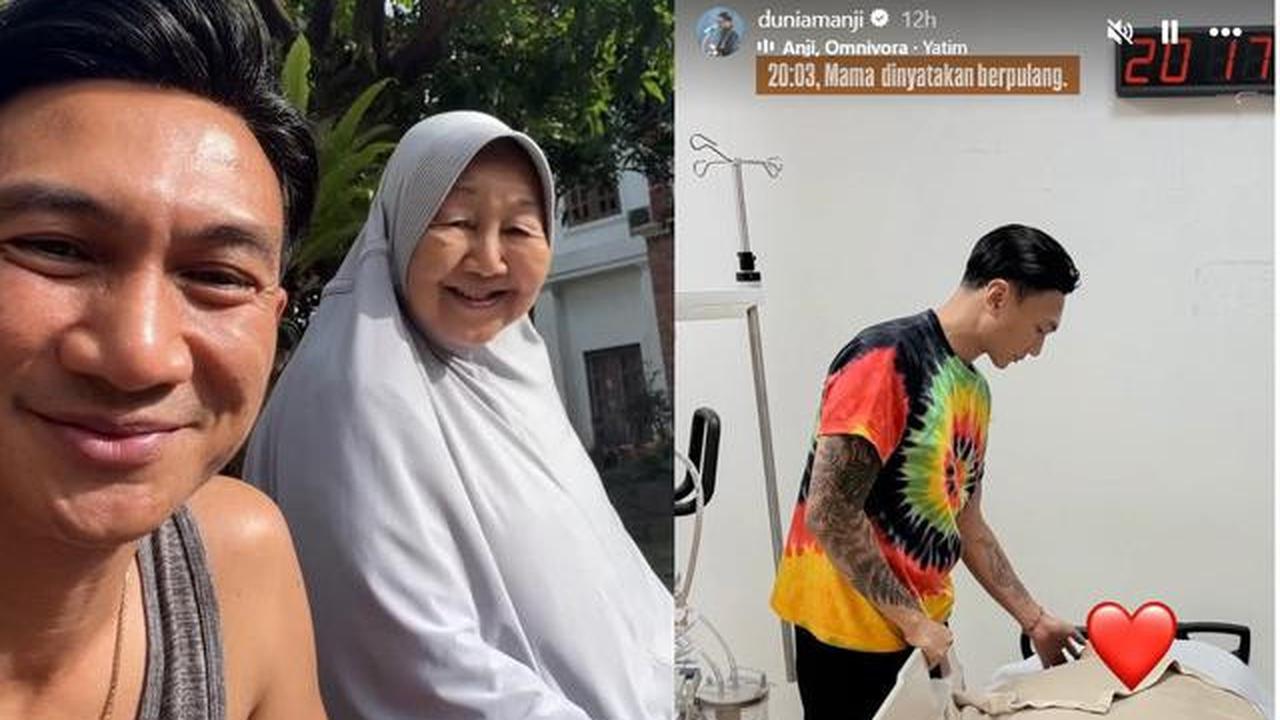 Anji Manji Cerita Detik-Detik Ibunda Embuskan Napas Terakhir, Simpan Gelang Haji Sebagai Kenangan