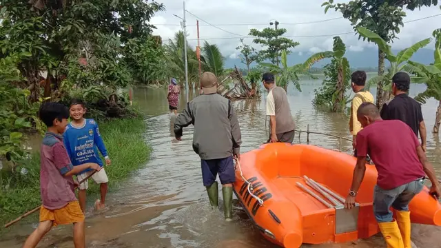 Banjir merendam 11 kecamatan di Kabupaten Cilacap, Jawa Tengah. (Foto: Liputan6.com/BPBD Cilacap)
