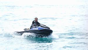 Cross Island Sport Tourism sebuah inovasi wisata petualangan yang digagas bersama Utusan Khusus Presiden (UKP) Bidang Pariwisata, Zita Anjani, dan Pemerintah Kabupaten Lampung Selatan. (Liputan6.com/ Ardi Munthe)