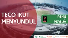 Berita video momen Stefano Cugurra Teco yang ikut menyundul saat bek Persija, Jaimerson da Silva, membobol gawang PSMS dengan tandukan kepala.