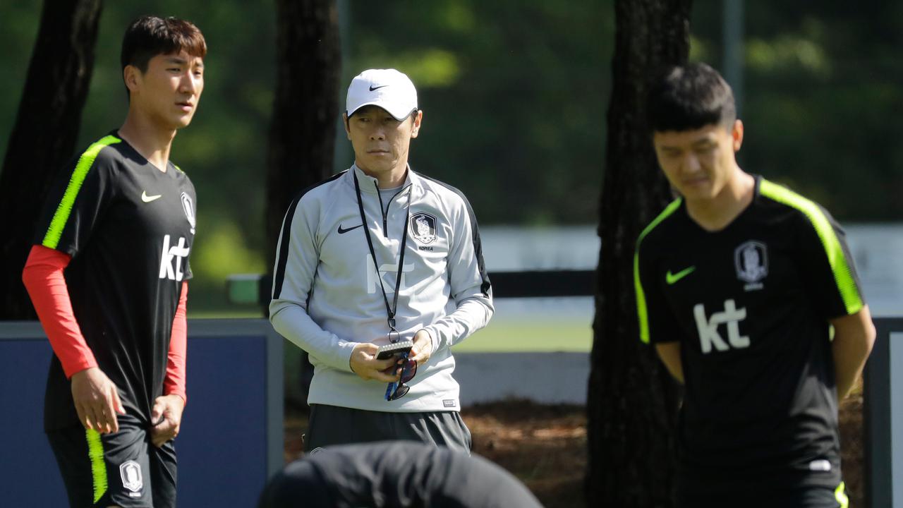 Intip Latihan Skuat Korea Selatan Jelang Piala Dunia 2018