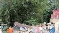 Detik-Detik Suara Gemuruh Kencang Diikuti Rumah 2 Lantai Rata dengan Tanah, Ternyata Ini Penyebabnya