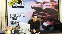 Kiki Gumelar, CEO PT Tama Cokelat Indonesia di ruang kerjanya (Liputan6.com/Jayadi Supriadin)