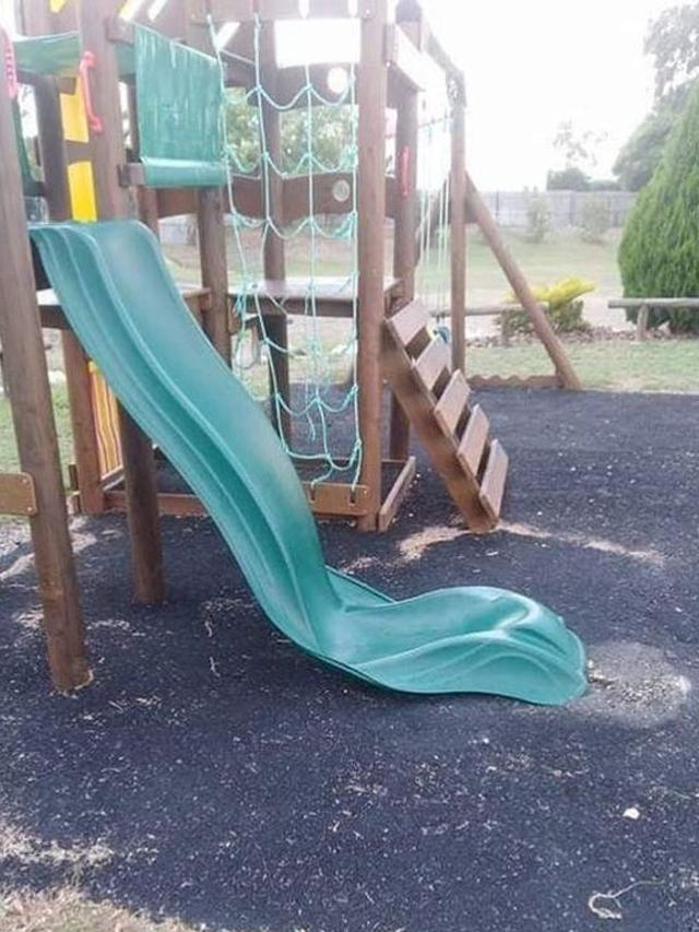 7 Potret Fasilitas Umum Meleleh Kerena Cuaca Panas Ini Bikin Ngeri