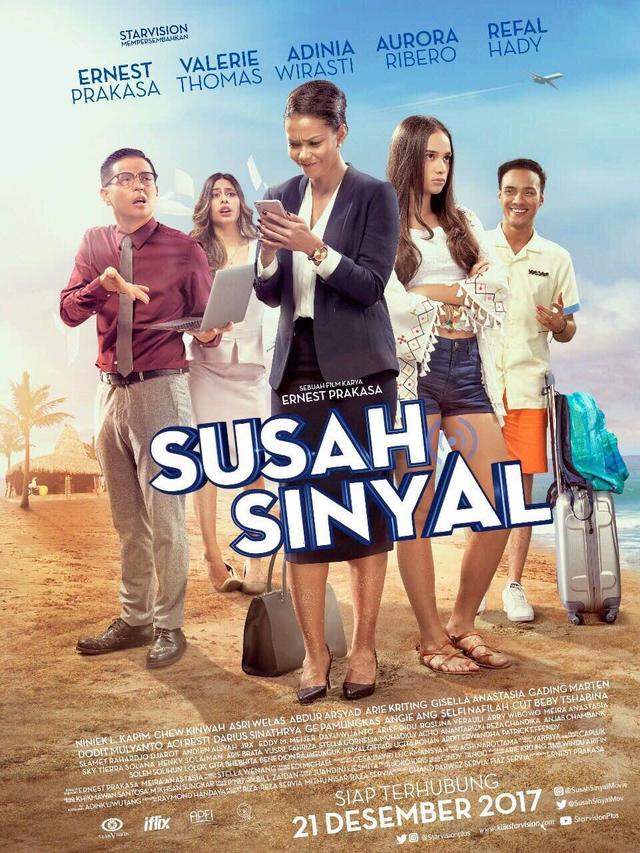 Poster film Susah Sinyal. (Foto: Starvision Plus/ IMDb)