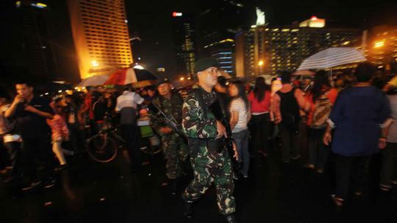 Penjagaan malam pergantian tahun baru 2012-2013