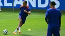 Belanda akan menghadapi Prancis dalam lanjutan Grup D Euro 2024 di Stadion Red Bull, Leipzig, Sabtu (22/6) dini hari WIB. (GABRIEL BOUYS / AFP)