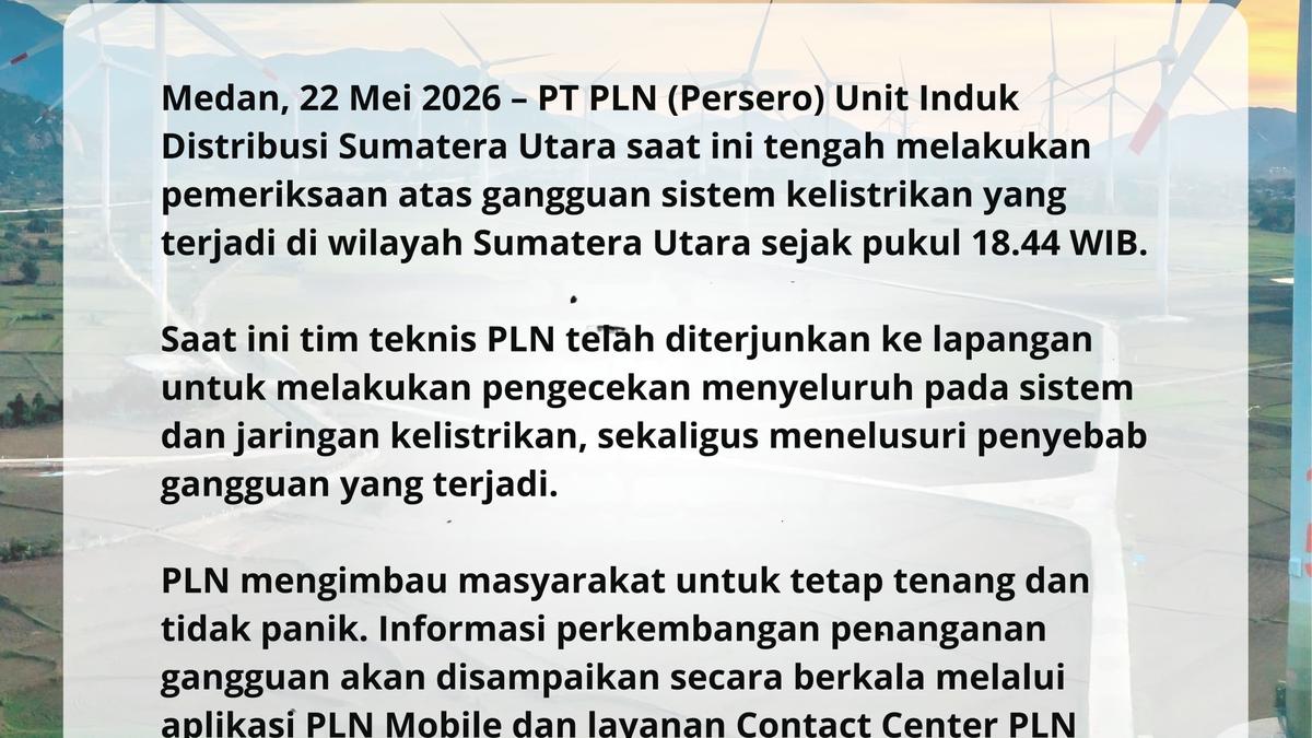 Listrik Alami Gangguan Massal, Tim Teknis PLN UID Sumut Gerak Cepat Telusuri