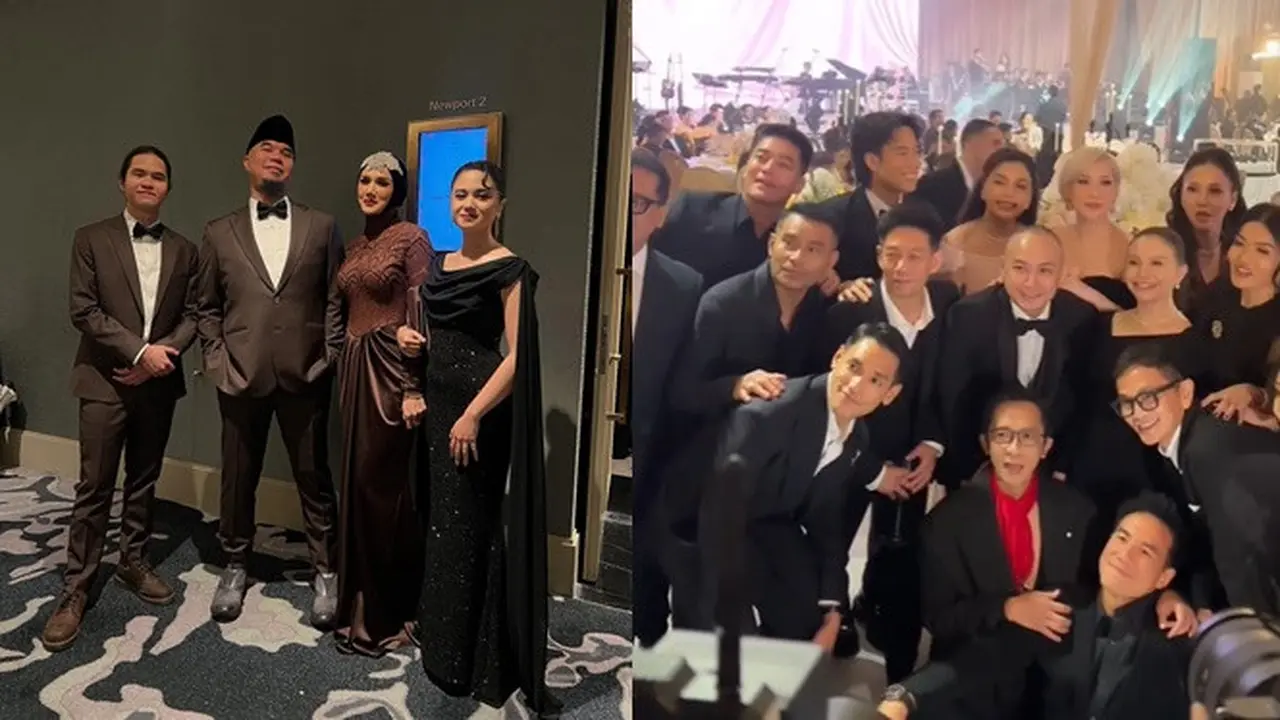 10 Potret Tamu Artis di Intimate Dinner Al Ghazali–Alyssa, Berbusana Hitam Elegan