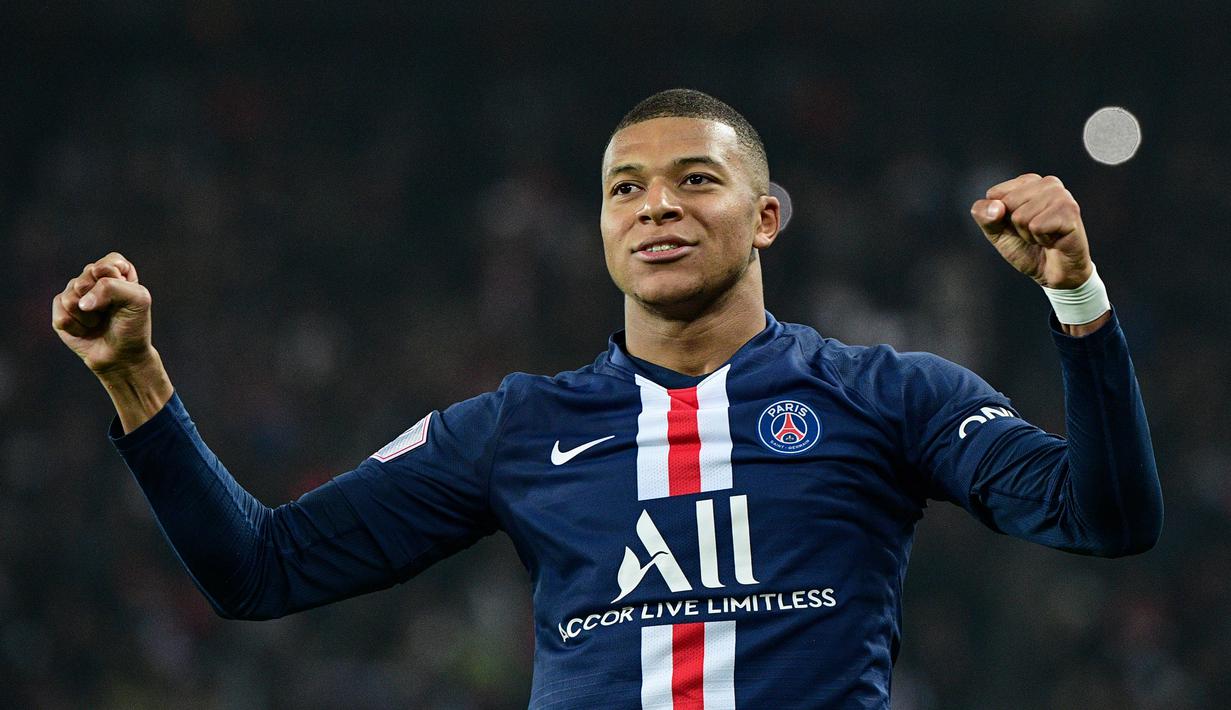 1. Kylian Mbappe (Paris Saint-Germain) – Pemain berusia 21 tahun ini tercatat memiliki kecepatan 36km/jam. Dengan kecepatan tersebut, Mbappe menduduki posisi pertama sebagai pemain tercepat di dunia. (AFP/Martin Bureau)