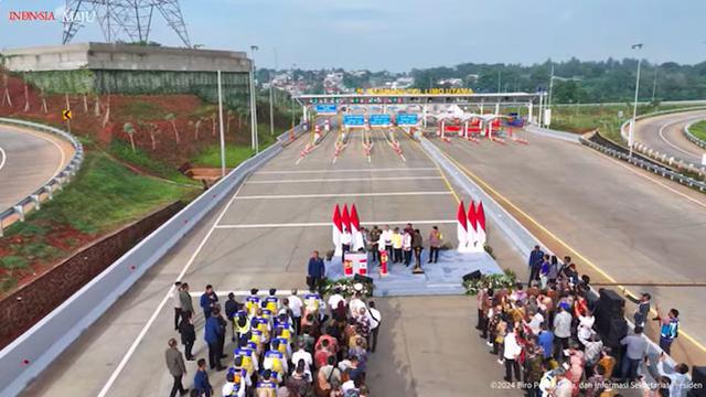 Presiden Jokowi Resmikan Jalan Tol Pamulang-Cinere-Raya Bogor