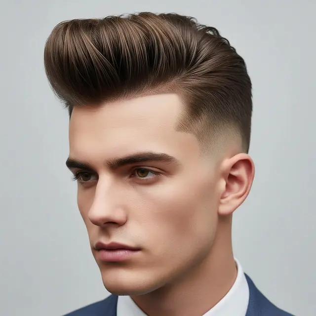 Model Rambut Pria Eksekutif Muda (Image by Gemini AI)