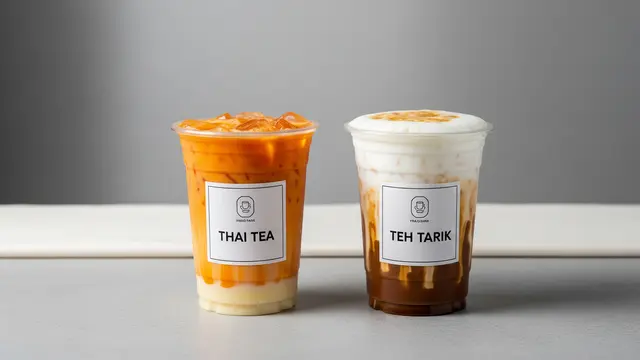Ide Jualan Minuman Cup Sederhana Modal Minim untuk Produk Thai Tea dan Teh Tarik Cup