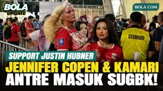 Jennifer Coppen dan Kamari Antre Masuk SUGBK, Dukung Justin Hubner Lawan Singapura
