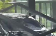 Segini Kecepatan Xpander Tabrak Porsche Senilai Rp8,9 Miliar di Showroom Mewah PIK