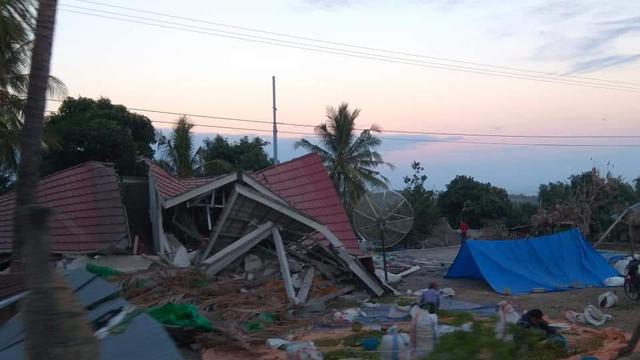 Lombok di Guncang Gempa 7 SR