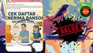Penelusuran Cek Fakta Liputan6.com menelusuri klaim link cek isi KTP penerima bansos Oktober 2025.
