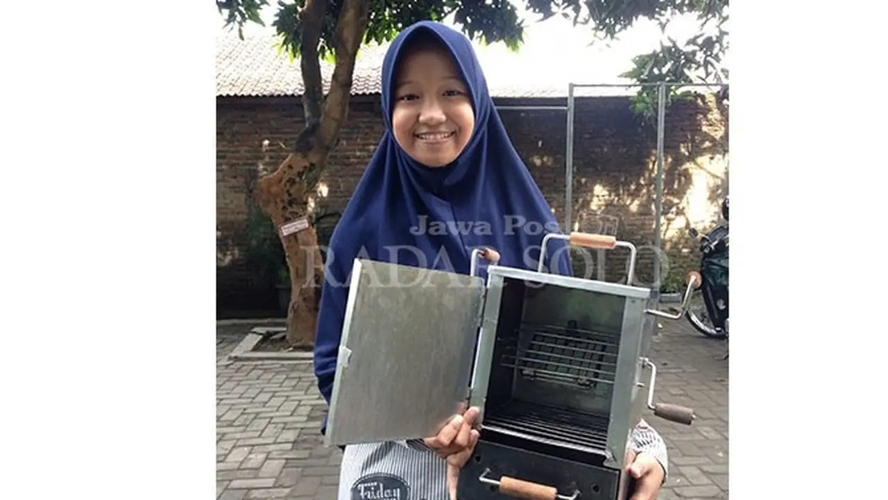 Pemanggang Portabel, Kreasi Santri yang Ingin Makan Enak Tanpa Jajan