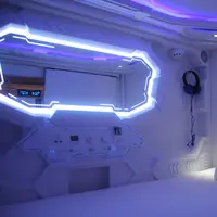 Berikut sensasi menginap di hotel kapsul bandara pertama di Indonesia. (Foto: Liputan6.com/ meita fajriana)