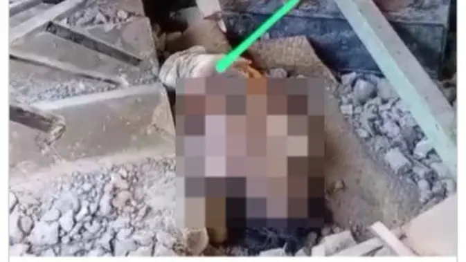 Pelukan Terakhir Ibu untuk Bayinya di Bawah Reruntuhan Gempa