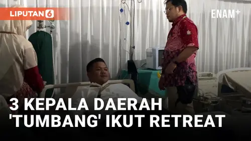 VIDEO: Kelelahan Retreat, 3 Kepala Daerah Dibawa ke Rumah Sakit