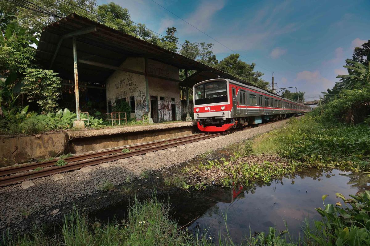 FOTO: Stasiun Gunung Putri Menanti Aktivasi Kembali di Jalur Nambo