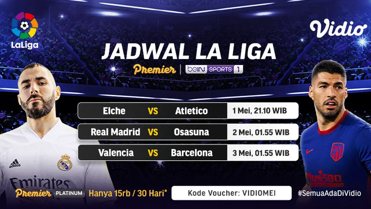 Streaming la Liga Spanyol Pekan Ini di Vidio