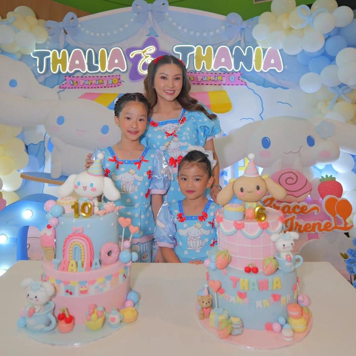 Potret Perayaan Ultah Thalia - Thania, Sarwendah Akur dengan Ruben Onsu - Pesta Meriah Penuh Tawa