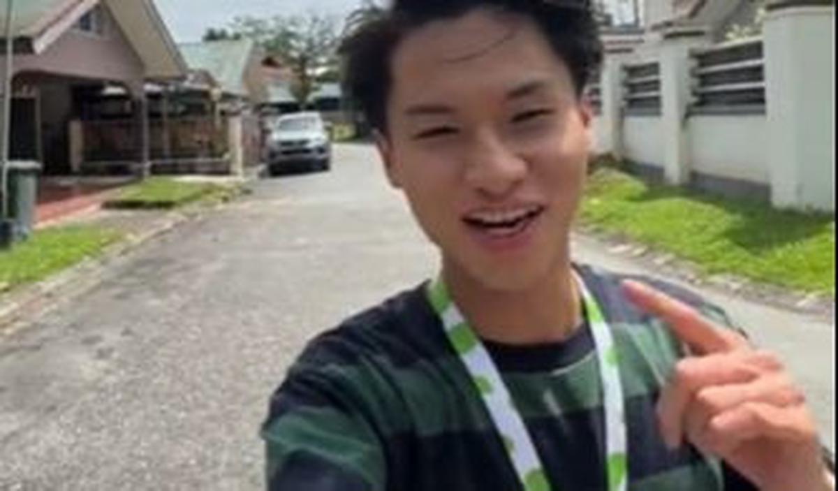 Seorang konten kreator Leonardo Edwin merekam kondisi pemukiman modern di Freeport.
