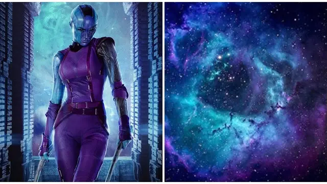 Potret Cocoklogi Kostum Nebula Avengers vs Galaksi Nebula