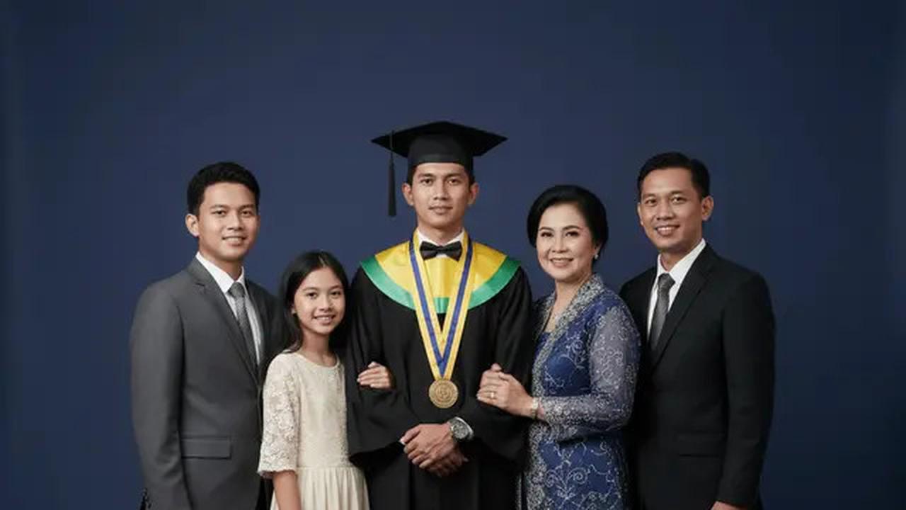 Prompt Gemini AI Edit Foto Wisuda Bareng Keluarga, Hasilnya Bikin Haru