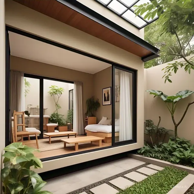 Gambar Rumah Simple Tapi Estetik Tipe 45 yang Optimal
