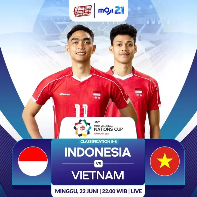 Timnas Voli Putra Indonesia - AVC Nations Cup 2025 - Bola Voli