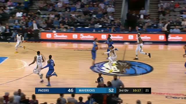 Berita video game recap NBA 2017-2018 antara Dallas Mavericks melawan Indiana Pacers dengan skor 109-103.