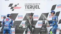 Franco Morbidelli juara MotoGP Teruel 2020. (AFP/Pierre-Philippe Marcou)