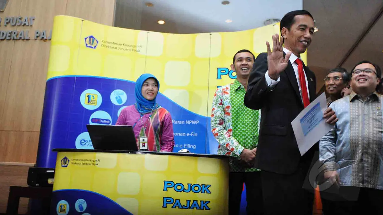 Perdana, Presiden Jokowi Laporkan SPT Melalui e-Filing 