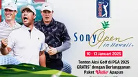 Jadwal Live Streaming PGA Tour: Sony Open 2025 Hawaii di Vidio