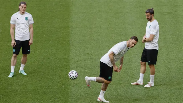Sesi Latihan Belanda vs Austria