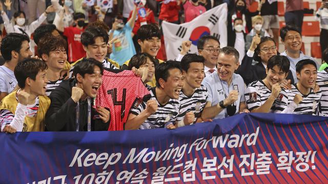 Foto: Korea Selatan Amankan Tiket Piala Dunia 2022 usai Kalahkan Suriah