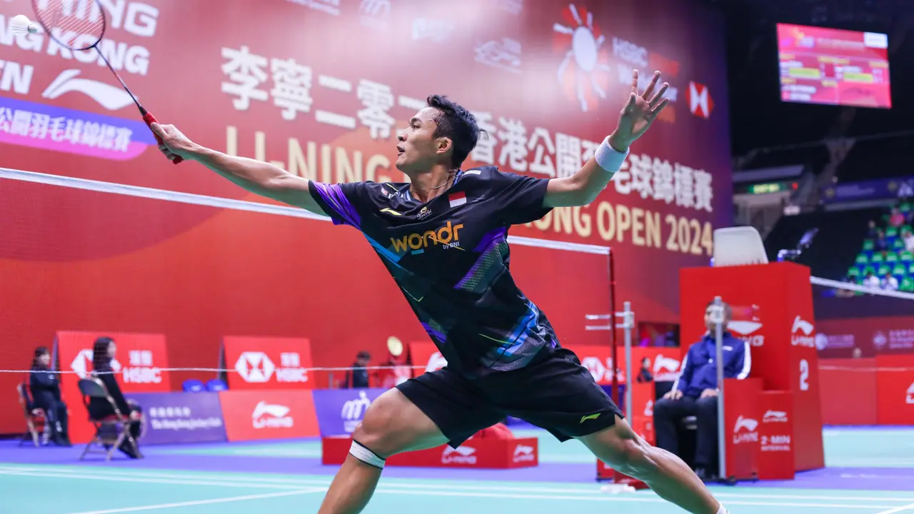 Jonatan Christie - Hong Kong Open 2024 - Bulu Tangkis