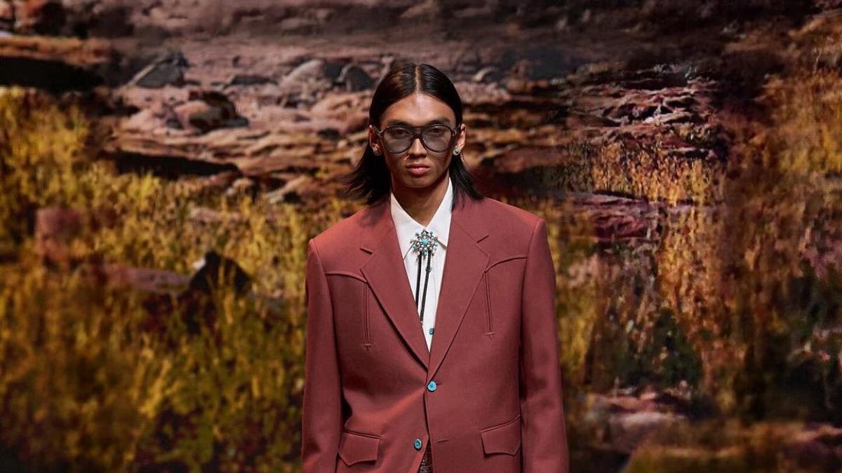 Model Indonesia Raihan Fahrizal Eksis di Paris Fashion Week 2024, Melenggang di Runway Louis Vuitton dan Solid Homme