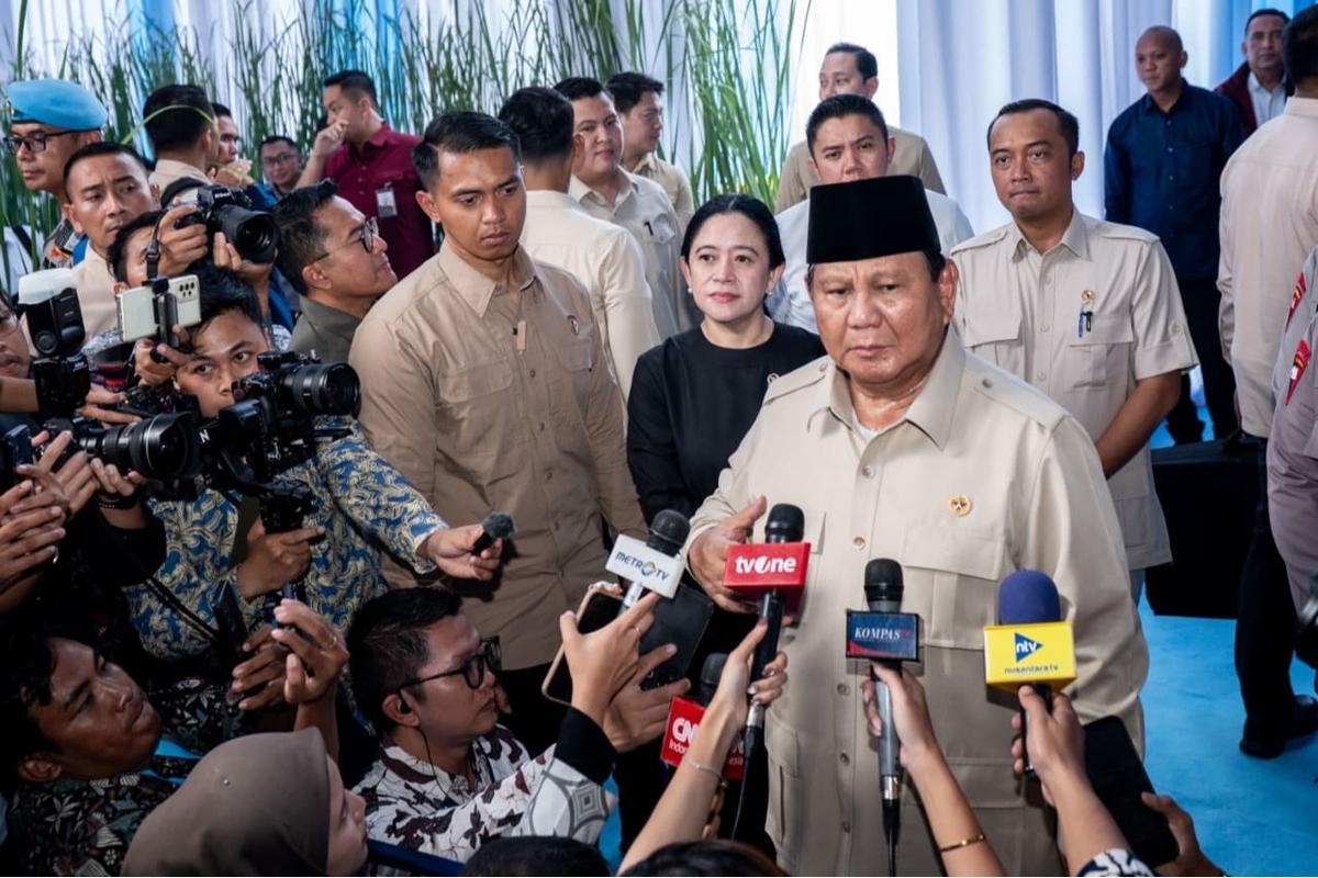 Ketua DPR RI Puan Maharani menghadiri pemusnahan 214 ton barang bukti narkoba hasil sitaan Polri