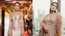 Jadi salah satu tamu undangan di acara Marina Bay Sands, Luna Maya tampil mahal dengan gaun gold [@lunamaya]