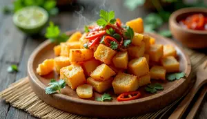 Resep Singkong Sambal Matah Crispy yang Gurih dan Segar