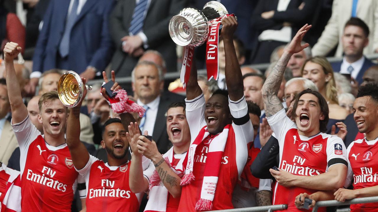 Kegembiraan Arsenal Juara Piala FA 2016-2017