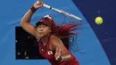 Olimpiade Tokyo 2020 merupakan debut Naomi Osaka di ajang olah raga paling bergengsi ini. Kekalahan dari Marketa, membuat dirinya harus terpaksa mengubur impiannya menyabet medali emas di tanah kelahirannya. (Foto: AP/Seth Wenig)