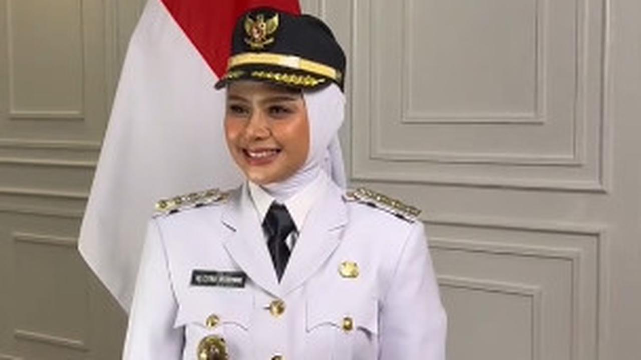 Cantik dan Mancung Potret Bupati Pangandaran Pakai Baju Satpol PP