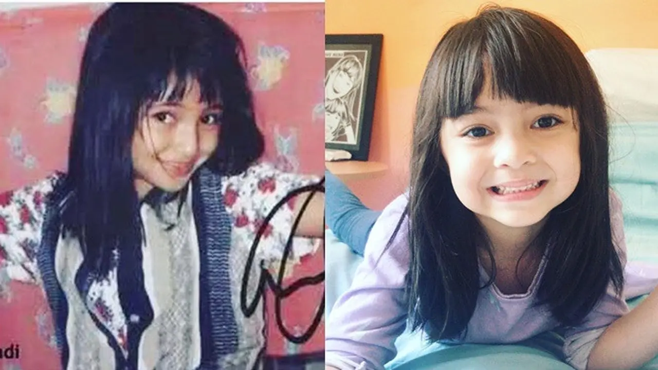 6 Potret Masa Kecil Marshanda, Disebut Mirip Sienna