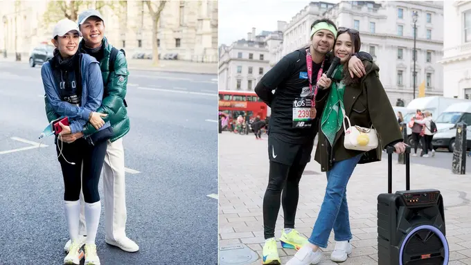 Supportif! Gaya Artis Dukung Pasangannya Ikut London Marathon 2024, Nagita Slavina hingga Andhika Pratama